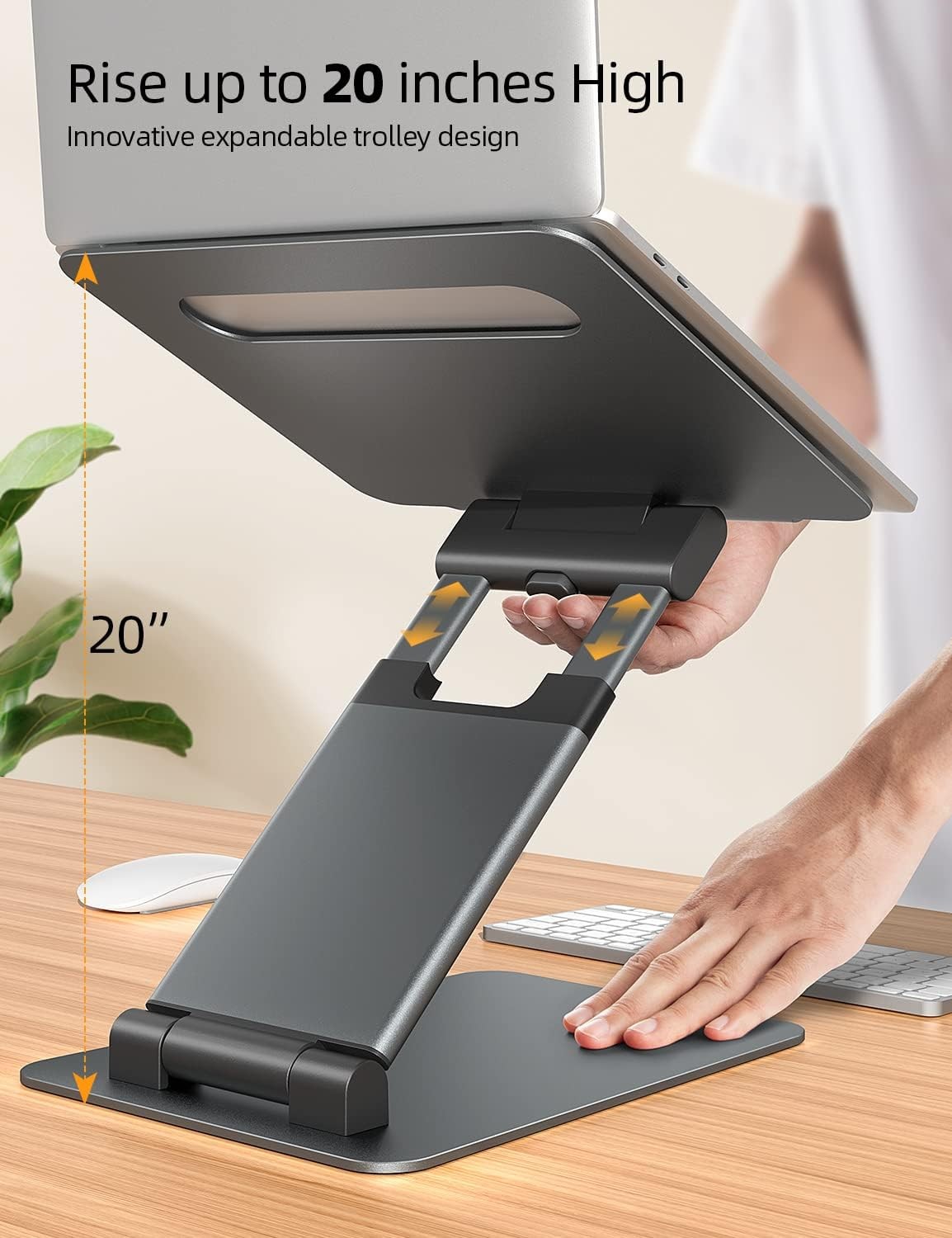 Nulaxy Adjustable Laptop Stand (Aluminum)