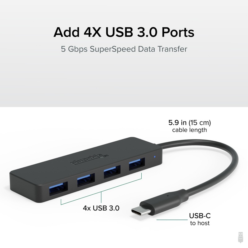 UGREEN 4-Port USB 3.0 Hub