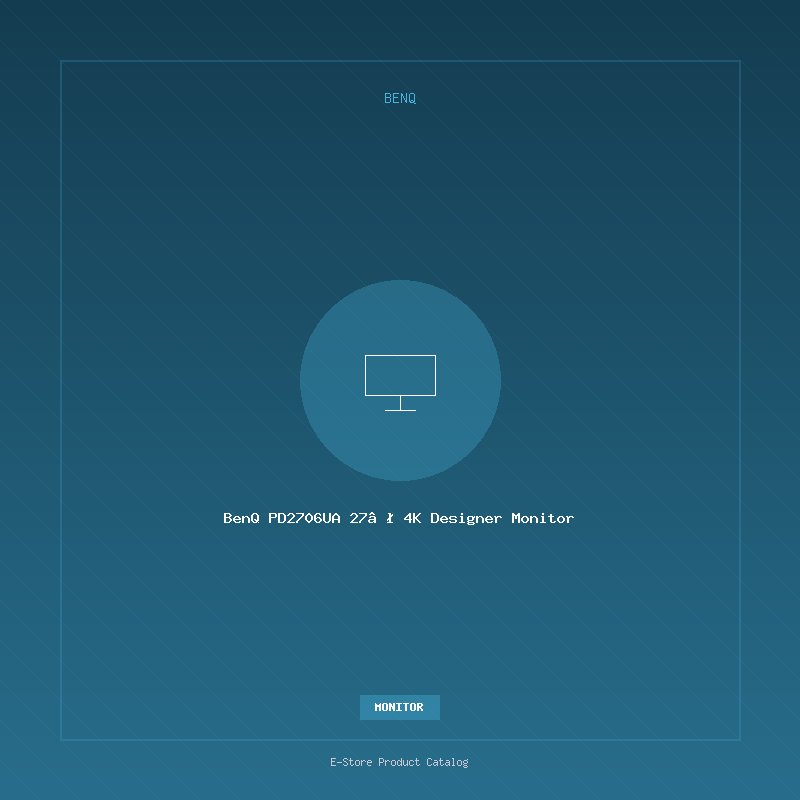 BenQ PD2706UA 27″ 4K Designer Monitor