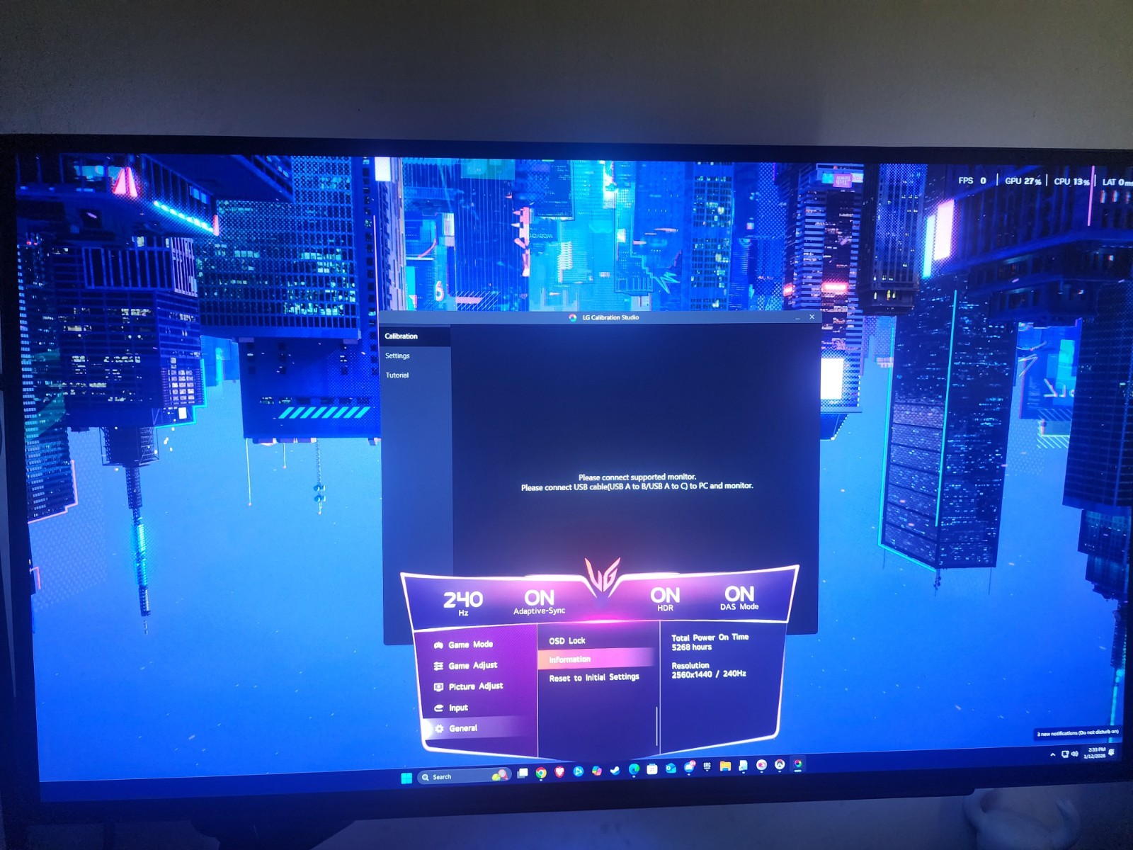 LG UltraGear 27GS95QE 27″ OLED 240Hz