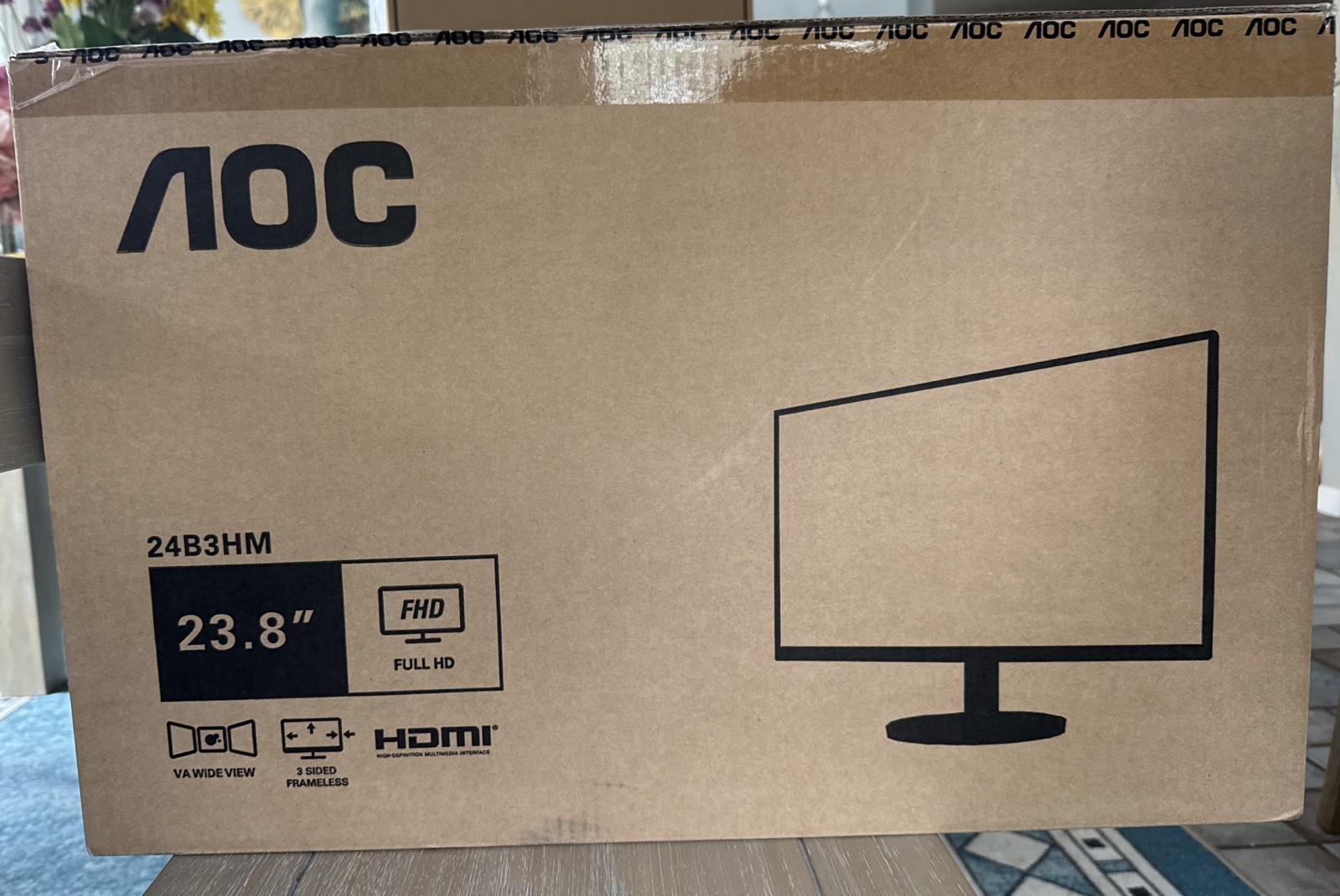 AOC 24B2XH 24″ IPS Frameless Monitor