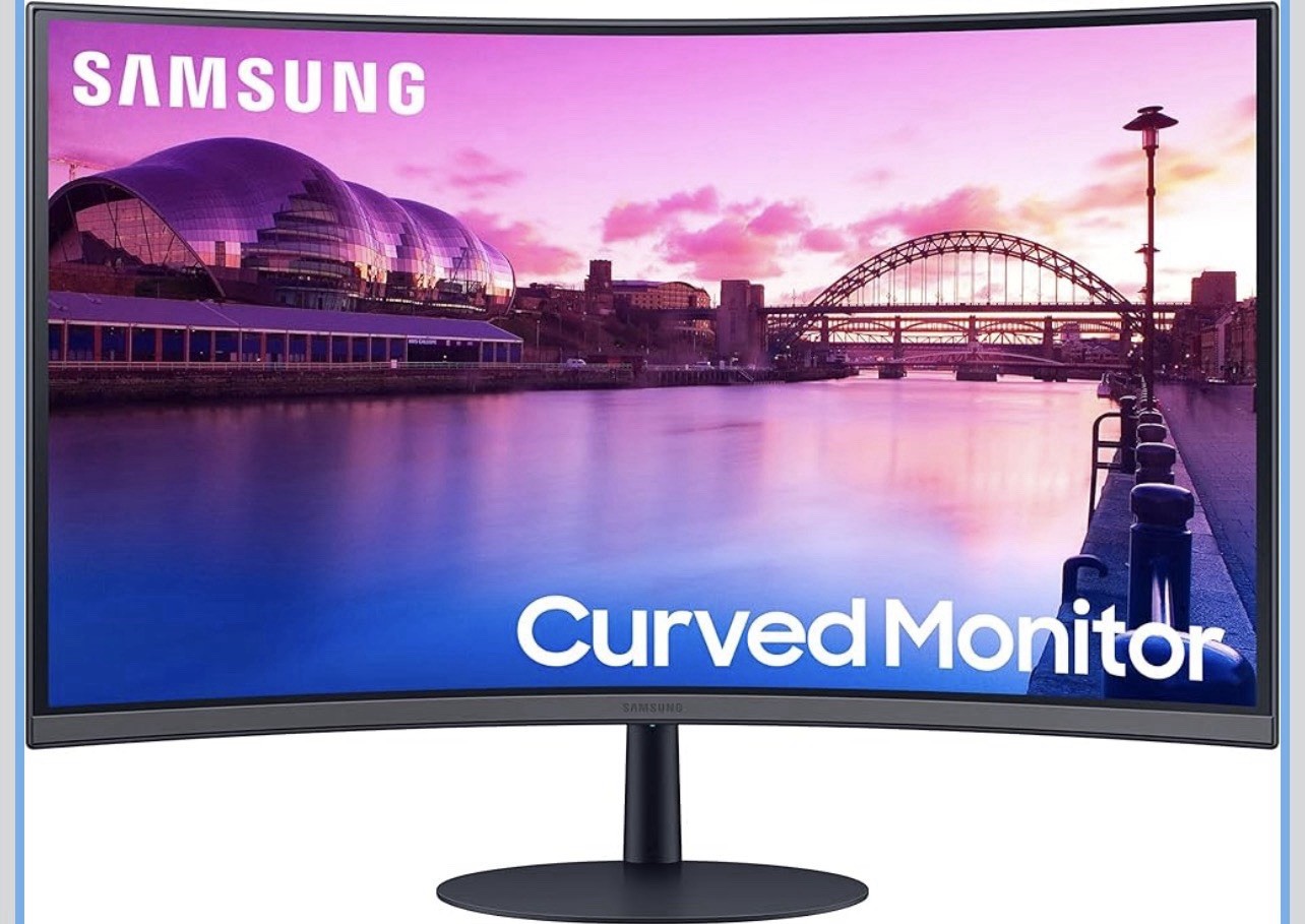 Samsung S27C390EAM 27″ FHD Curved Monitor