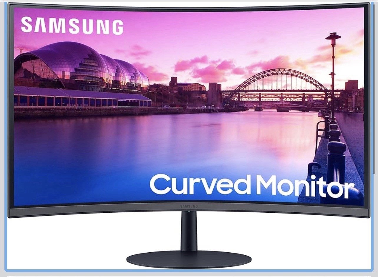 Samsung S27C390EAM 27″ FHD Curved Monitor