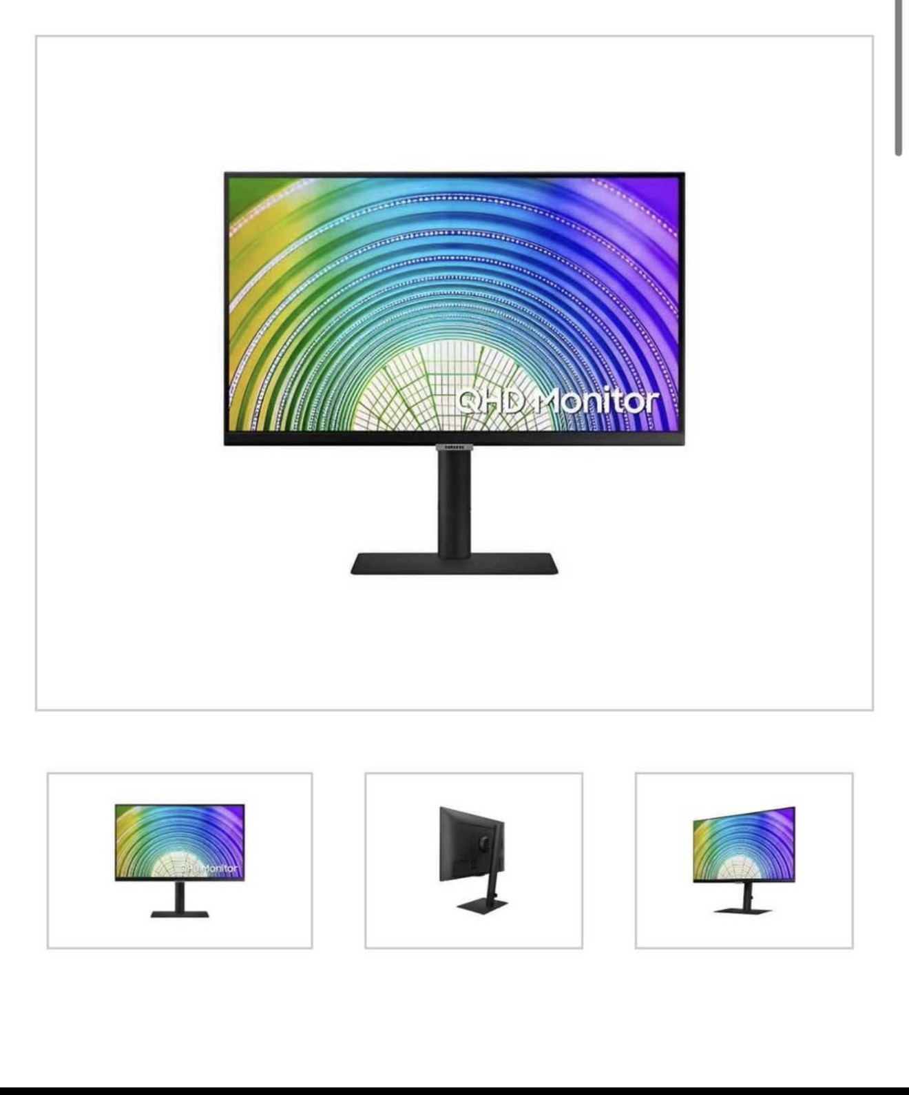 Samsung ViewFinity S6 27″ QHD Monitor