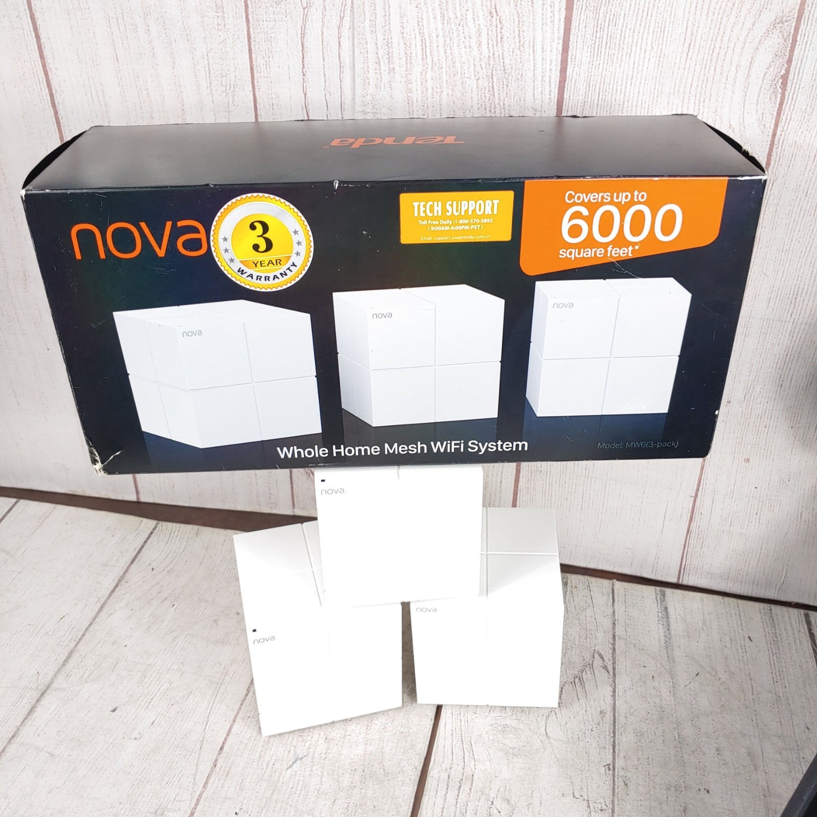 Tenda Nova MW5 Mesh WiFi System (3-Pack)