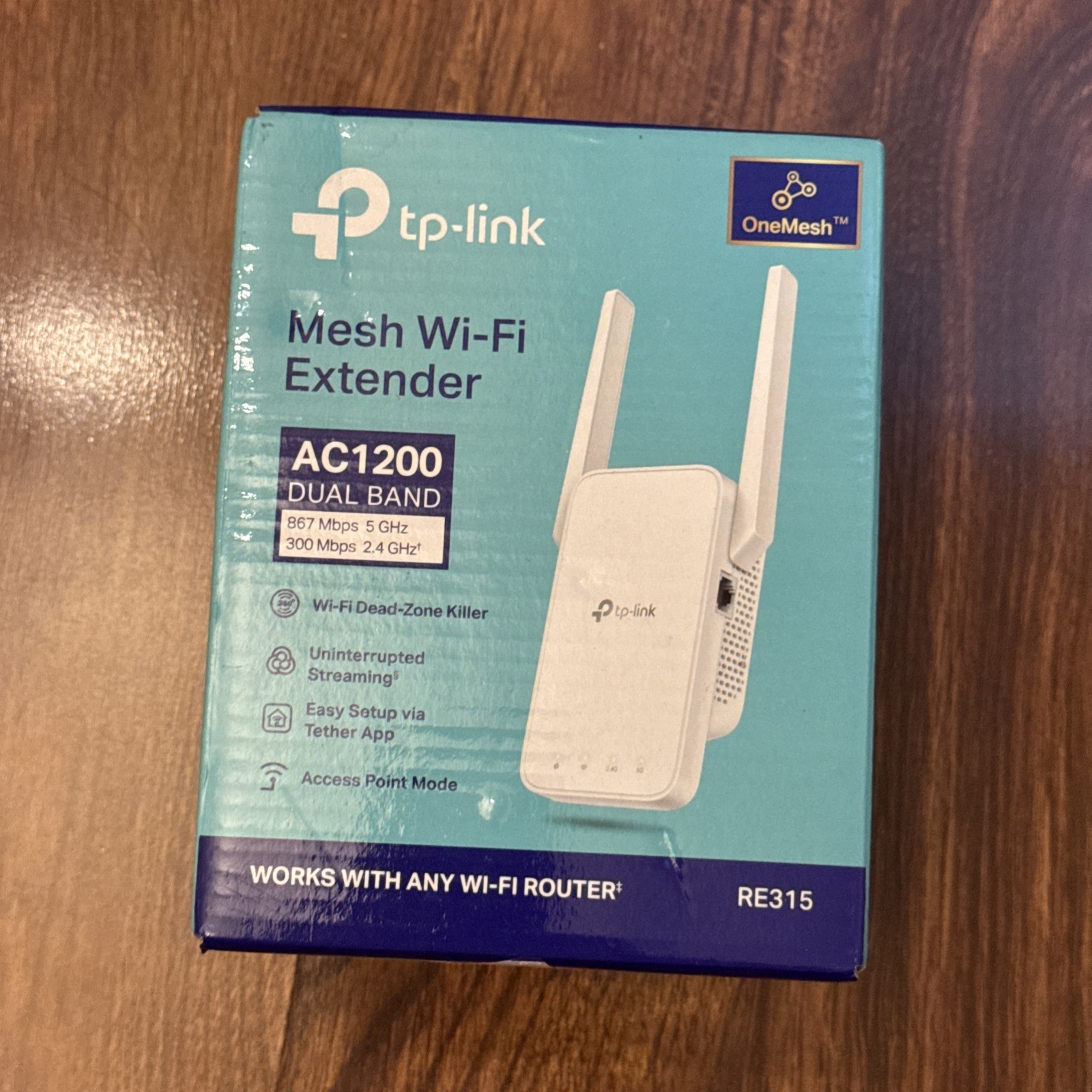 TP-Link RE315 AC1200 Mesh WiFi Range Extender