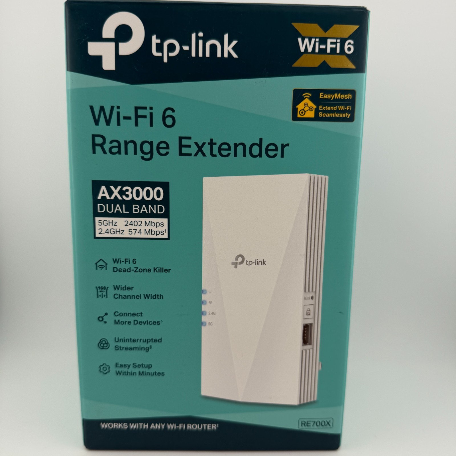TP-Link RE605X AX1800 WiFi 6 Range Extender