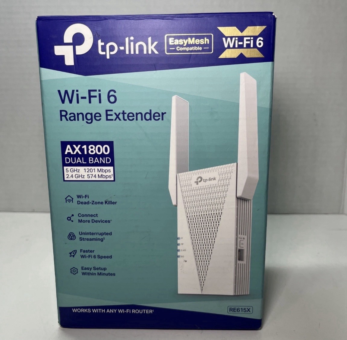 TP-Link RE605X AX1800 WiFi 6 Range Extender