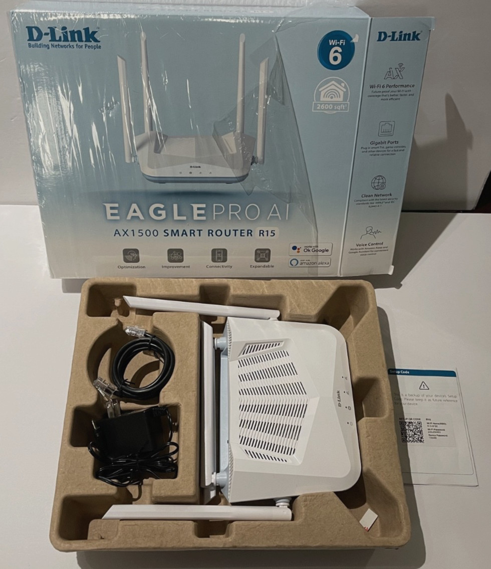 D-Link DIR-X1860 AX1800 WiFi 6 Router