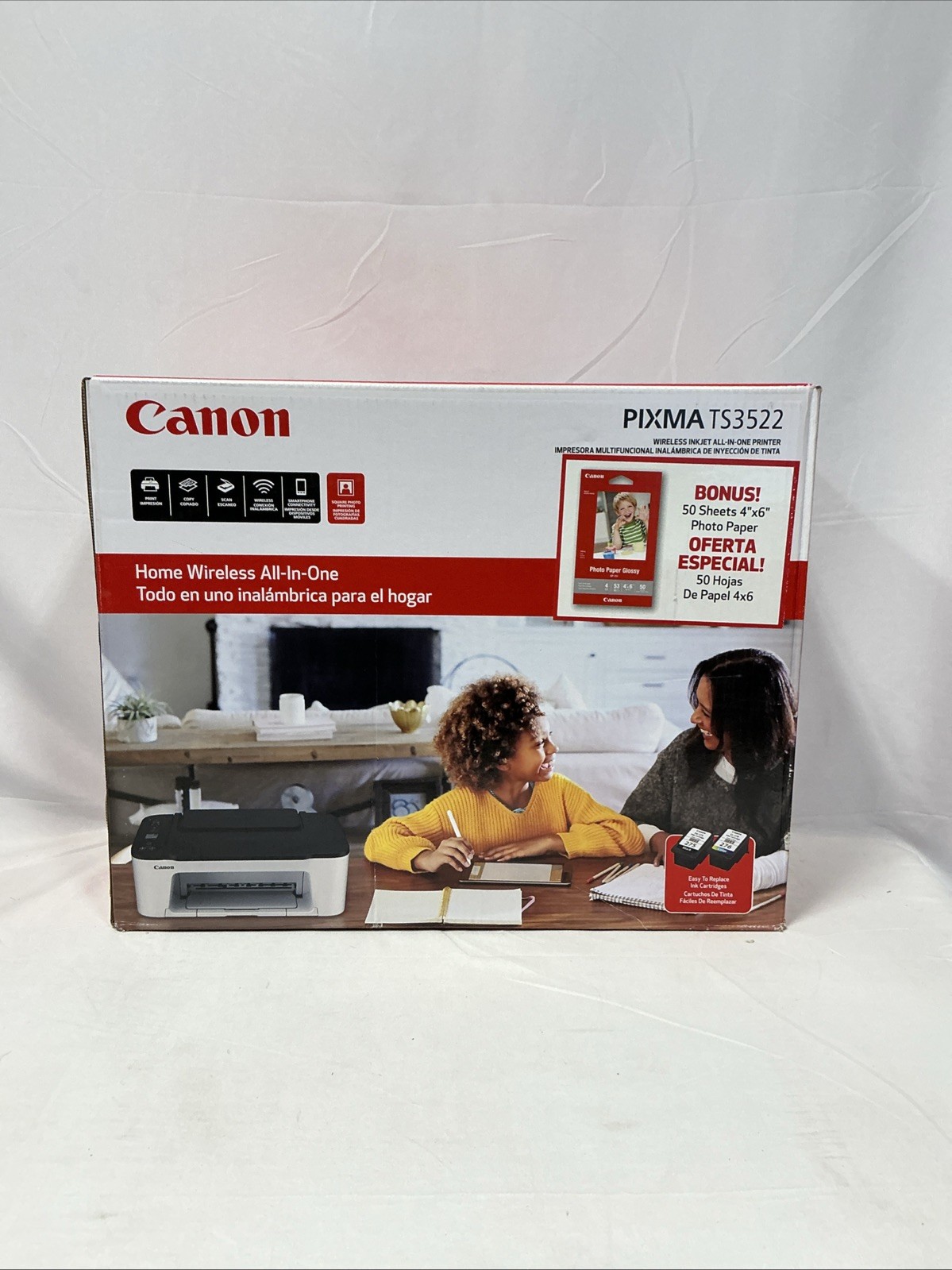 Canon PIXMA TS3440 All-in-One Inkjet Printer
