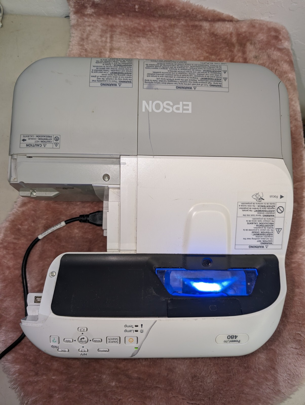 Epson PowerLite 480 XGA Ultra-Short Throw Projector