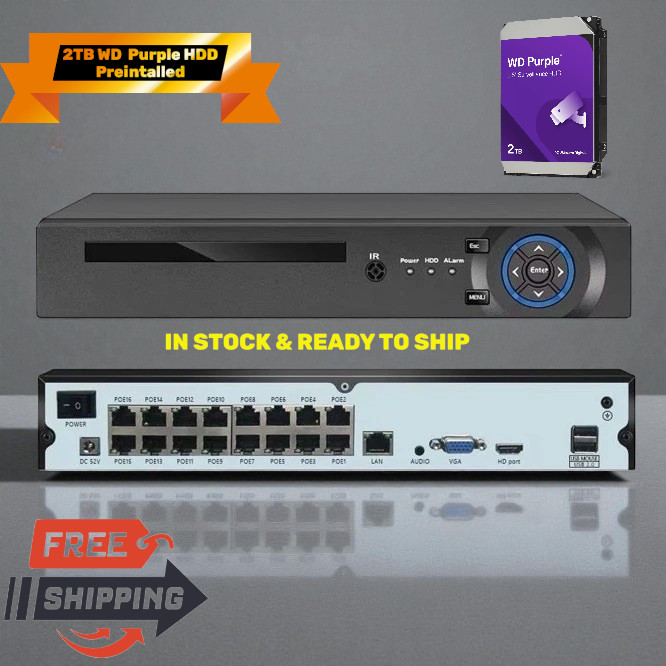 Hikvision 16-Channel 4K PoE NVR