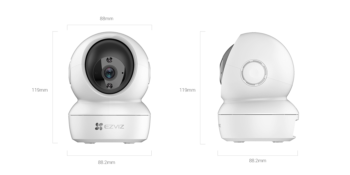 EZVIZ C6N Smart Wi-Fi Pan & Tilt Camera 4MP