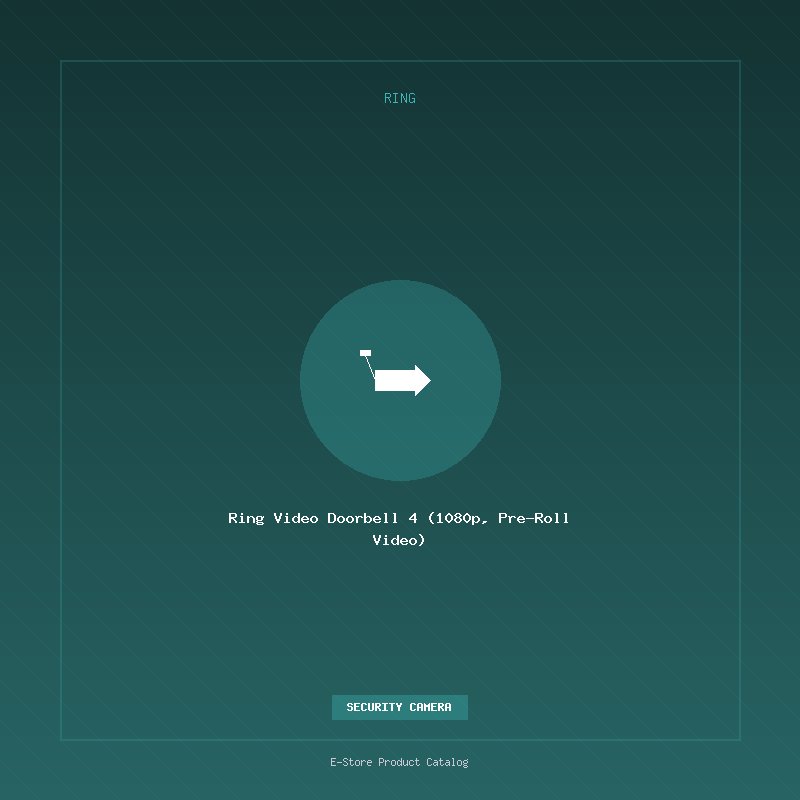 Ring Video Doorbell 4 (1080p, Pre-Roll Video)
